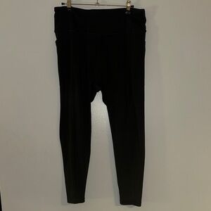 Victoria's Secret Black Leggings with Slim Fit and Wide Waistband